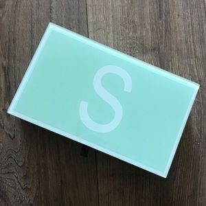 Glass Monogram/ Initial Jewelry Box